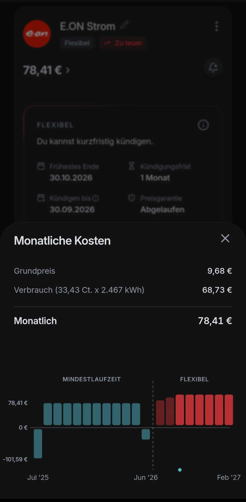 Bonus & Kostenanalyse